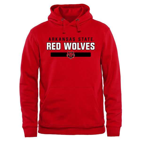 Men's Arkansas State Red Wolves Team Strong Pullover Hoodie - Scarlet,We sell and wholesale Men's Arkansas State Red Wolves Team Strong Pullover Hoodie - Scarlet on line form chian!